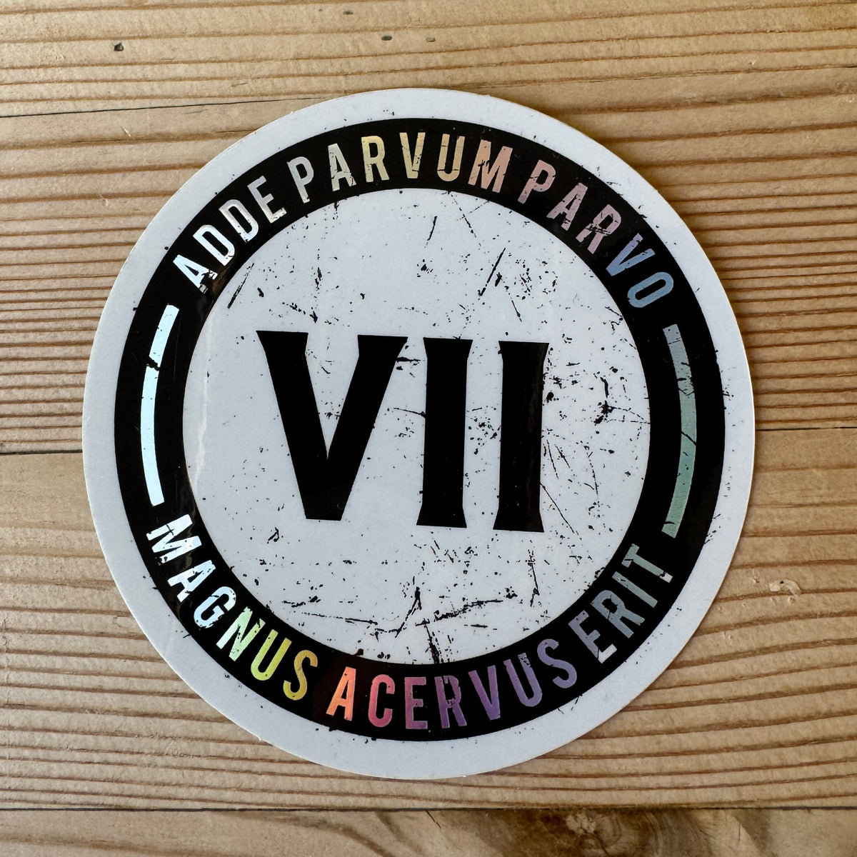 VII LOGO HOLOGRAPHIC STICKER – TheVIICrew