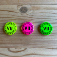 Fluorescent Badges (set of 3)